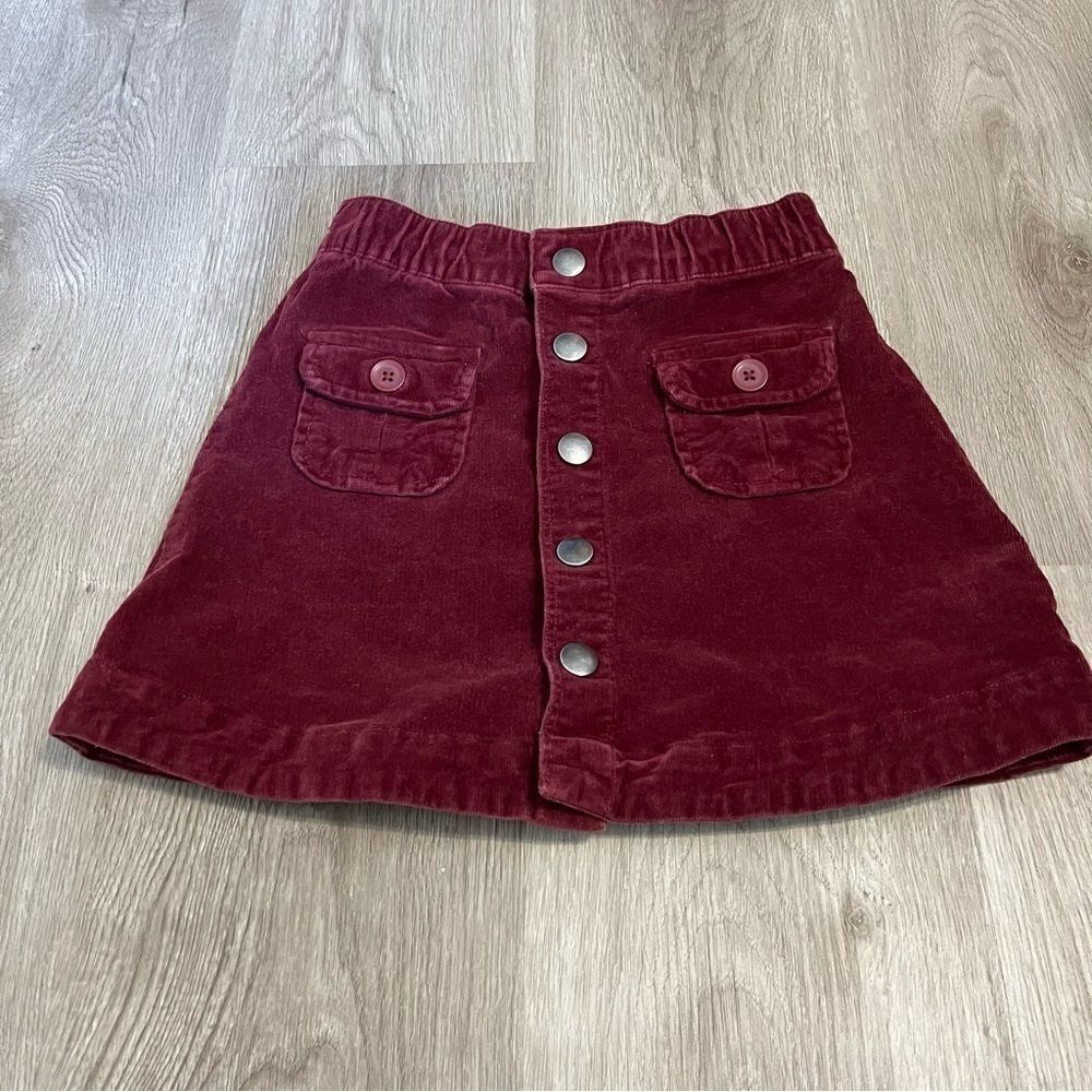 Tucker & Tate Burgundy Corduroy Skirt - Picture 2 of 6